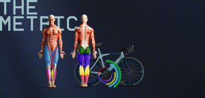 Muscles that get activated when cycling or using CicloZone, an indoor cycling app, with bicycle in the background